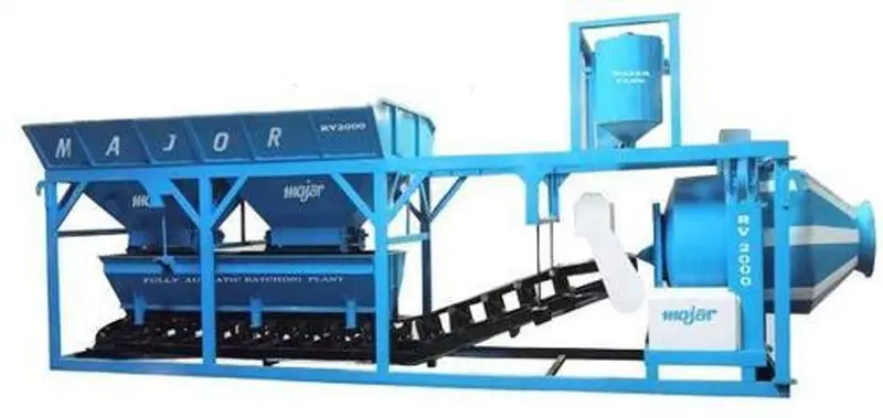 Heavy Duty Automatic Batching Plant with 15 HP Geared Motor